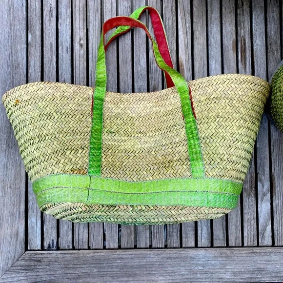 Natural raffia cheap bags